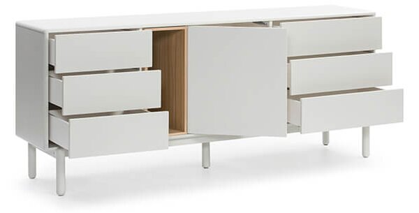 MUZZA KOMODA CORVO KRÉMOVÁ 76 X 180
