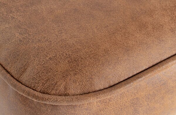 MUZZA BAROVÁ STOLIČKA VOGUE KOŽENÁ COGNAC 80 CM
