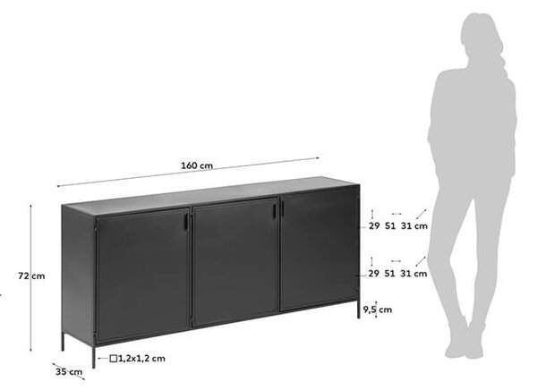 MUZZA KOMODA SHANTAY 160 X 72