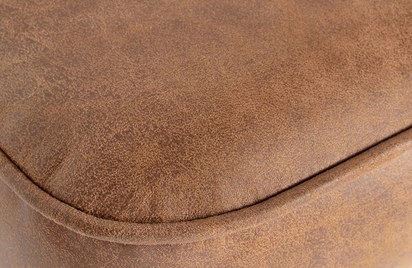 MUZZA BAROVÁ STOLIČKA VOGUE KOŽENÁ COGNAC 64 CM