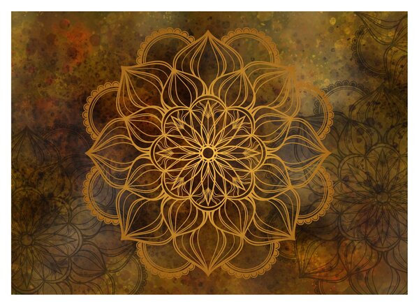 Sklenený obraz - Mandala radosti (70x50 cm)