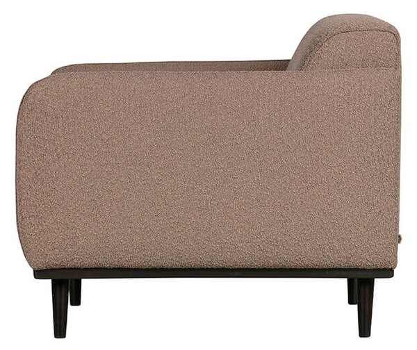 MUZZA Kreslo statement classic bouclé nugátové