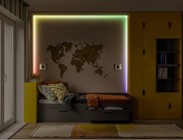 Osram - LED RGB Stmievateľný pásik FLEX COB 5m LED/24W/230V + diaľkové ovládanie