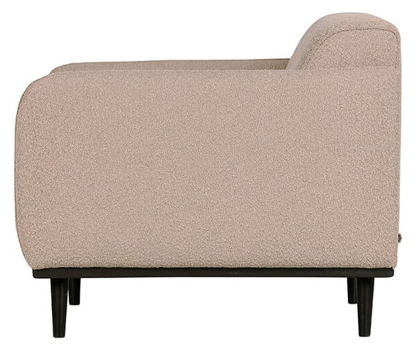 MUZZA Kreslo statement classic bouclé béžové