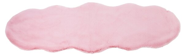 UMELÁ KOŽUŠINA, 55/160 cm, pink - Koberce