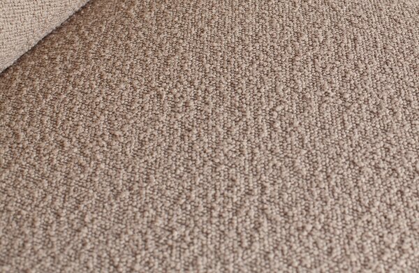 MUZZA Kreslo statement classic bouclé béžové