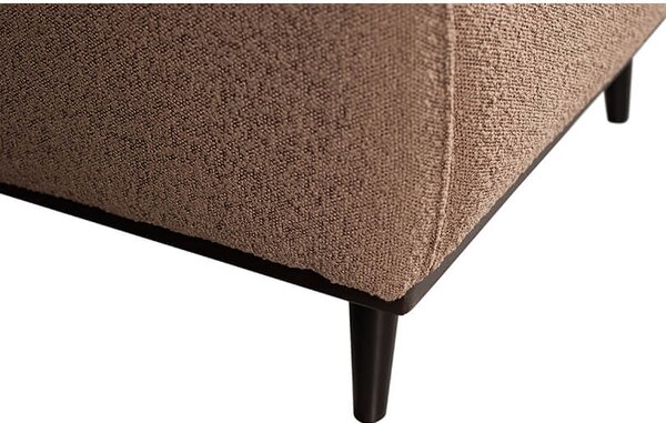 MUZZA Kreslo statement classic bouclé nugátové