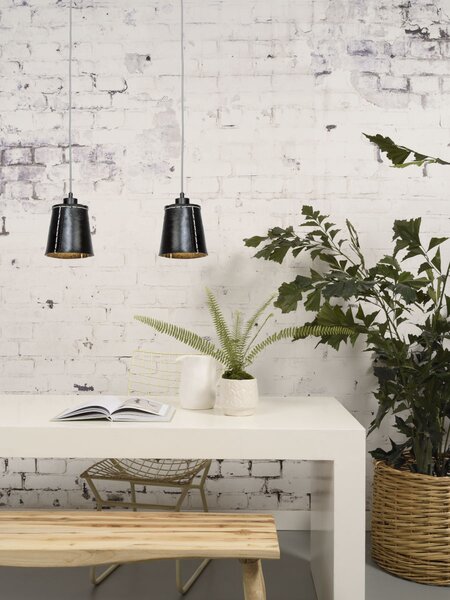 MUZZA STROPNÁ LAMPA AMAZAON S ČIERNA