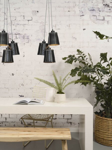 MUZZA STROPNÁ LAMPA AMAZON 3 TIENIDIEL S ČIERNA