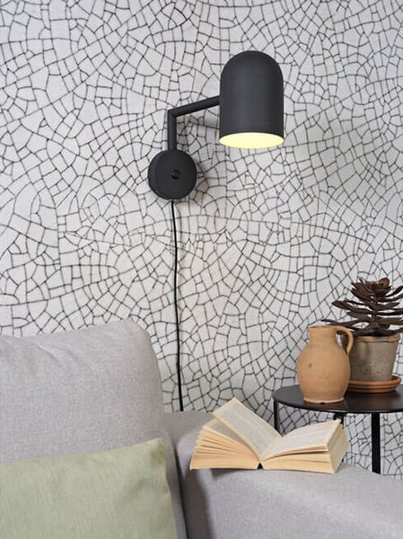 MUZZA NÁSTENNÁ LAMPA MARSEILLE ČIERNA