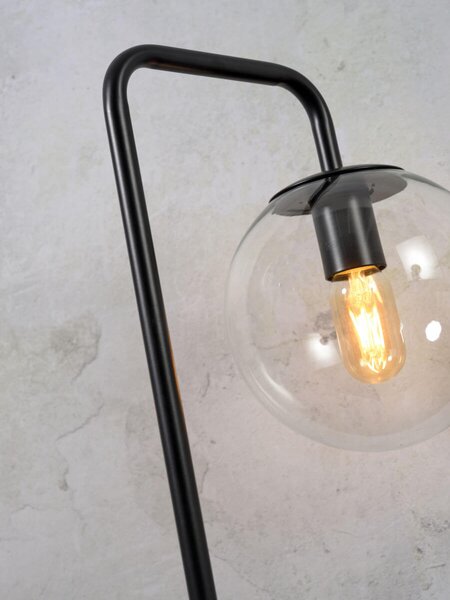 MUZZA STOLNÁ LAMPA WARSAW ČIERNA