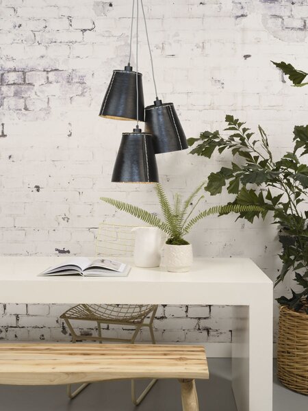 MUZZA STROPNÁ LAMPA AMAZON 3 TIENIDIEL L ČIERNA