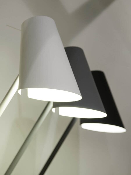 MUZZA STOLNÁ LAMPA CARDIFF SIVÁ