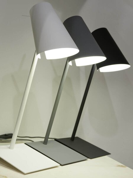 MUZZA STOLNÁ LAMPA CARDIFF SIVÁ