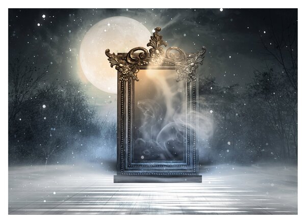 Sklenený obraz - Magické zrkadlo (70x50 cm)