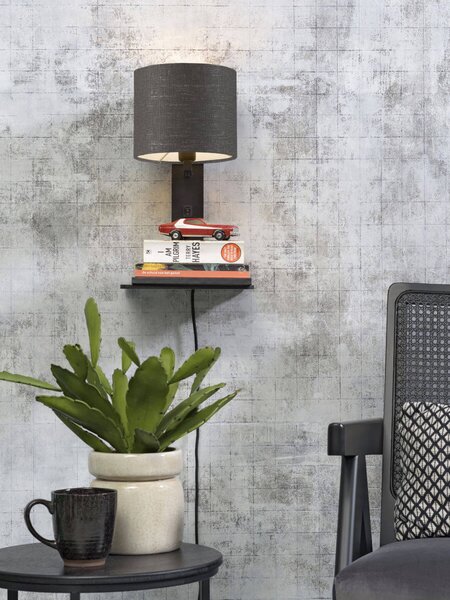 MUZZA NÁSTENNÁ LAMPA ANDES TMAVO SIVÁ