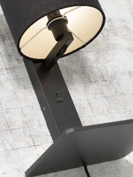 MUZZA NÁSTENNÁ LAMPA ANDES ČIERNA
