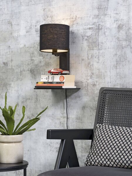 MUZZA NÁSTENNÁ LAMPA ANDES ČIERNA
