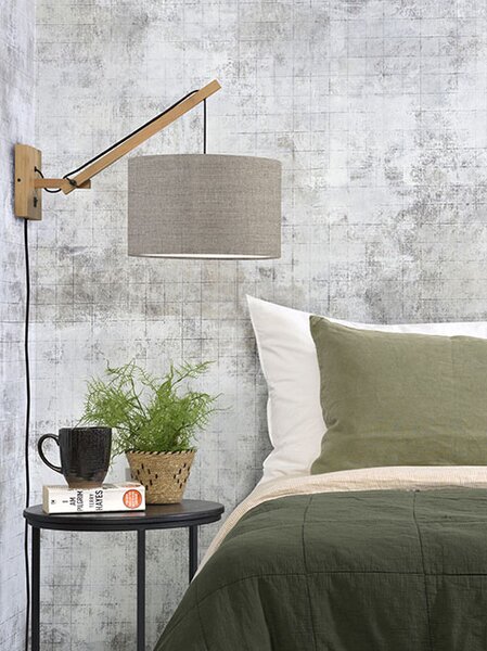 MUZZA NÁSTENNÁ LAMPA ANDES BAMBUS S PRÍRODNÁ, BÉŽOVÁ