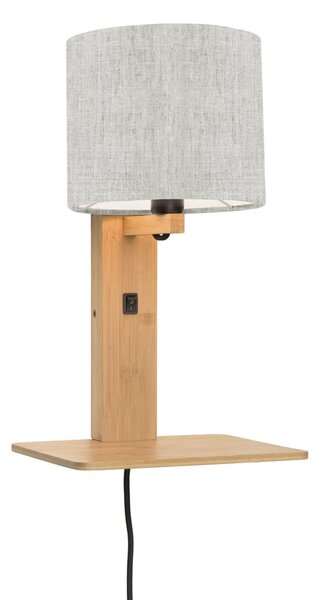 MUZZA NÁSTENNÁ LAMPA ANDES PRÍRODNÁ, SVETLO BÉŽOVÁ
