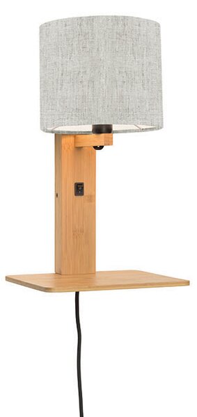MUZZA NÁSTENNÁ LAMPA ANDES PRÍRODNÁ, SVETLO BÉŽOVÁ
