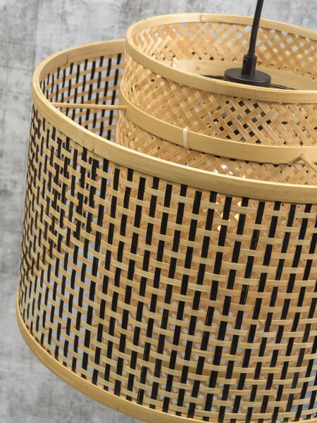 MUZZA NÁSTENNÁ LAMPA BHUTAN L 40 X 34 PRÍRODNÁ