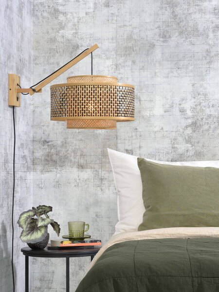 MUZZA NÁSTENNÁ LAMPA BHUTAN S 50 X 30 PRÍRODNÁ