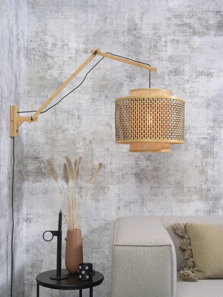 MUZZA NÁSTENNÁ LAMPA BHUTAN L 40 X 34 PRÍRODNÁ