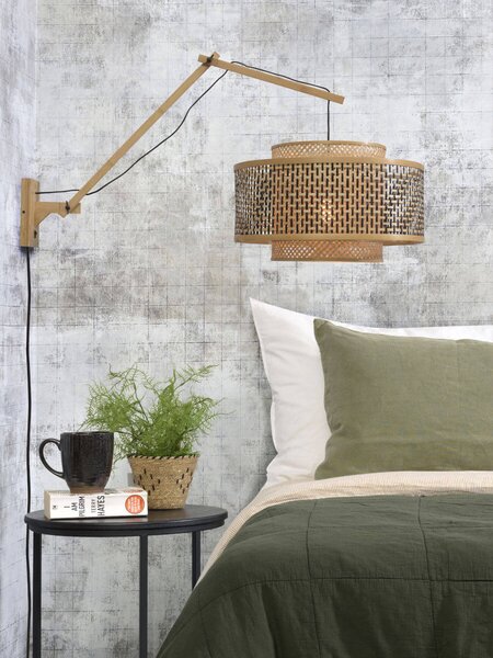 MUZZA NÁSTENNÁ LAMPA BHUTAN L 50 X 30 PRÍRODNÁ