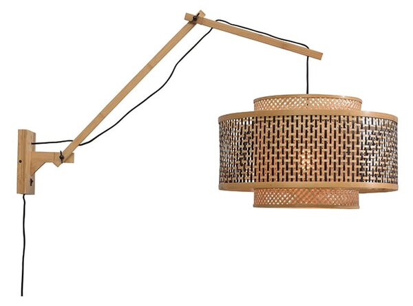 MUZZA NÁSTENNÁ LAMPA BHUTAN L 50 X 30 PRÍRODNÁ