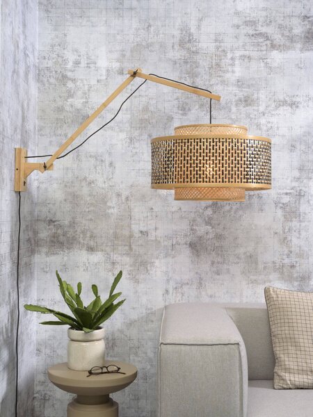 MUZZA NÁSTENNÁ LAMPA BHUTAN L 50 X 30 PRÍRODNÁ