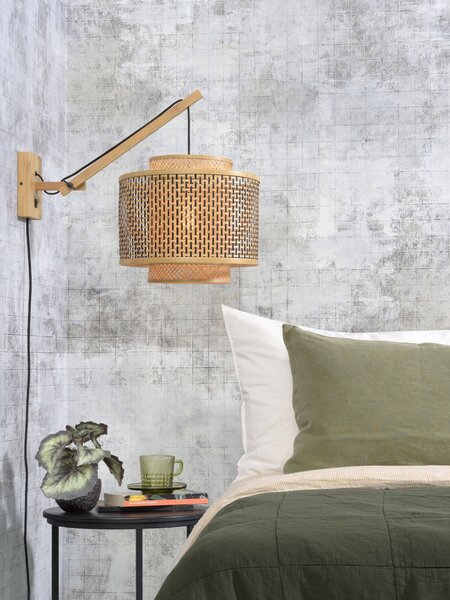 MUZZA NÁSTENNÁ LAMPA BHUTAN S 40 X 34 PRÍRODNÁ