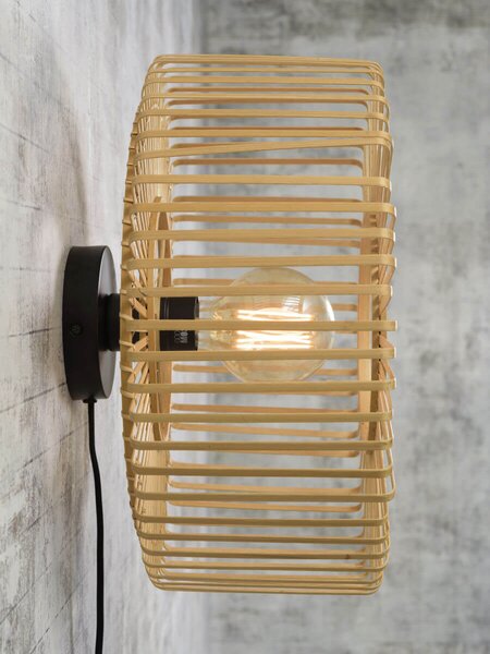 MUZZA NÁSTENNÁ LAMPA BROMO S ROUND PRÍRODNÁ