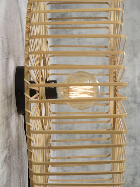 MUZZA NÁSTENNÁ LAMPA BROMO L ROUND PRÍRODNÁ