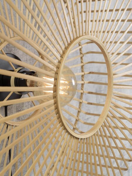 MUZZA NÁSTENNÁ LAMPA BROMO L ROUND PRÍRODNÁ