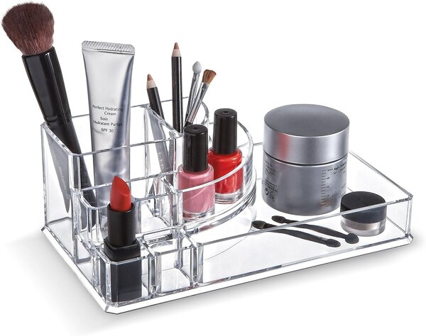 Domo Living Organizér na make-up, štetce, kefky DOMO AKRYL, 22,3 x 12,7 x 8 cm