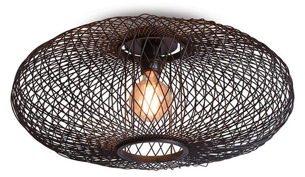 MUZZA STROPNÁ LAMPA CANGO Ø 60 CM ČIERNA