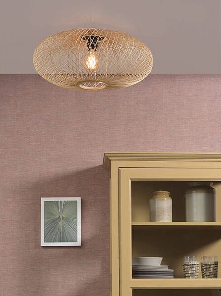 MUZZA STROPNÁ LAMPA CANGO Ø 60 CM PRÍRODNÁ