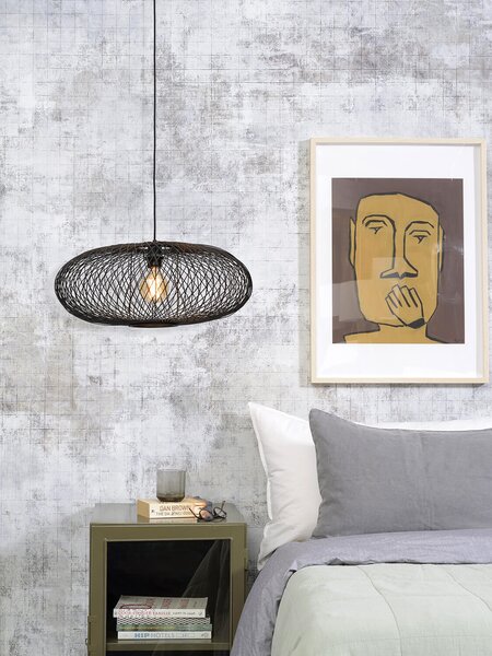 MUZZA ZÁVESNÁ LAMPA CANGO Ø 60 CM ČIERNA