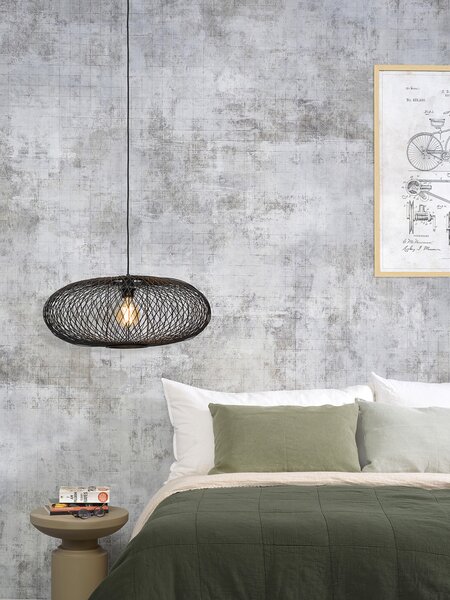 MUZZA ZÁVESNÁ LAMPA CANGO Ø 60 CM ČIERNA