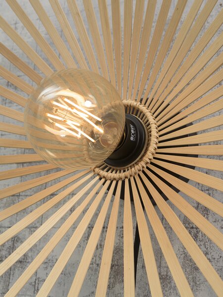 MUZZA ZÁVESNÁ LAMPA CANGO Ø 60 CM ČIERNA