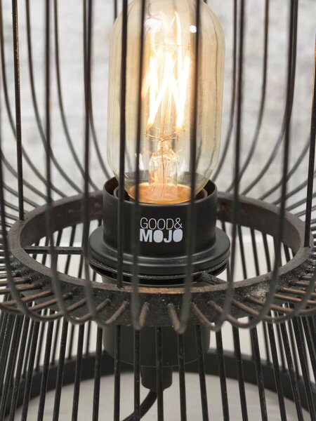 MUZZA STOLNÁ LAMPA CANGO ČIERNA