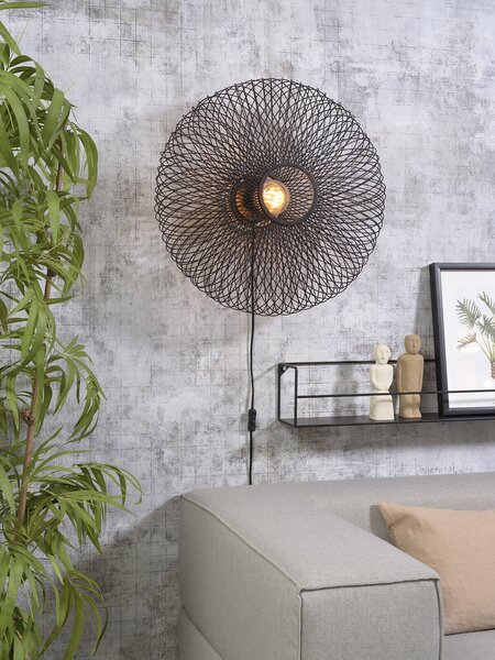 MUZZA NÁSTENNÁ LAMPA CANGO ELLIPSE ČIERNA