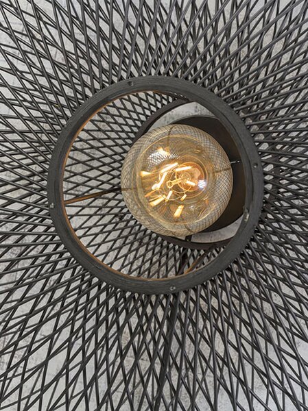 MUZZA NÁSTENNÁ LAMPA CANGO ELLIPSE ČIERNA