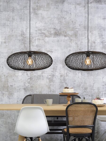 MUZZA ZÁVESNÁ LAMPA CANGO Ø 60 CM ČIERNA