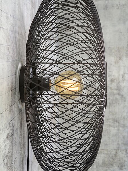 MUZZA NÁSTENNÁ LAMPA CANGO ELLIPSE ČIERNA