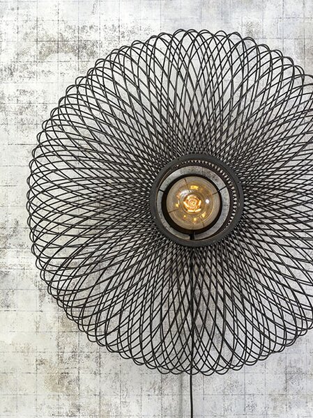 MUZZA NÁSTENNÁ LAMPA CANGO ELLIPSE ČIERNA