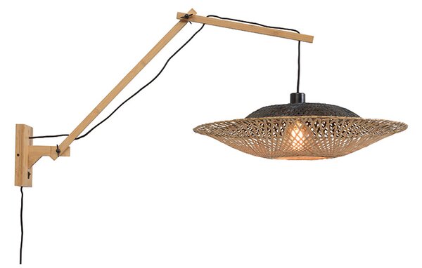 MUZZA NÁSTENNÁ LAMPA KALIMANTAN L PRÍRODNÁ