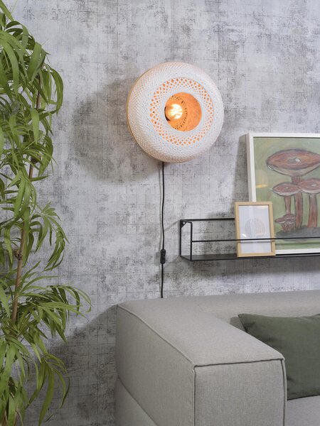MUZZA NÁSTENNÁ LAMPA PALAWAN L PRÍRODNÁ