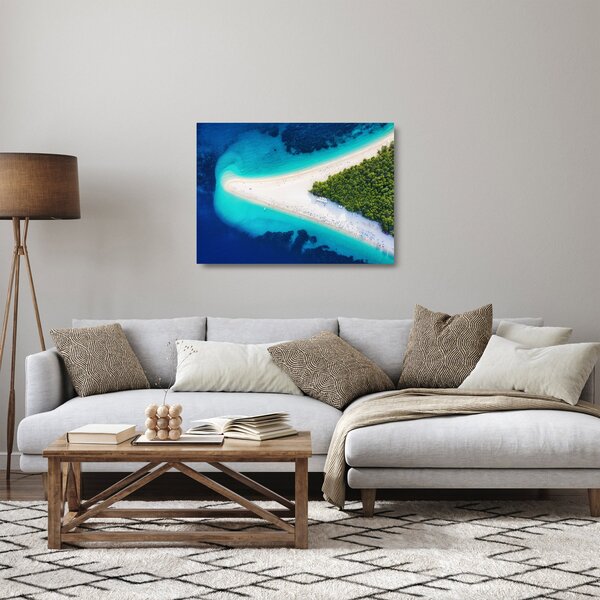 Sklenený obraz - Ostrav Hvar, Chorvátsko (70x50 cm)